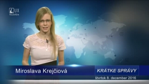 KRÁTKE SPRÁVY (08.12.2016)