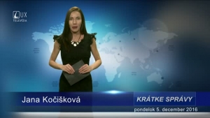 KRÁTKE SPRÁVY (05.12.2016)