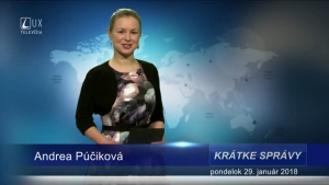 KRÁTKE SPRÁVY (29.01.2018)