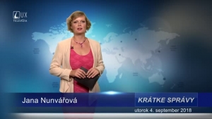 KRÁTKE SPRÁVY (4.9.2018)