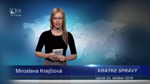 KRÁTKE SPRÁVY (23.10.2018)