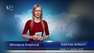 KRÁTKE SPRÁVY (17.10.2018)