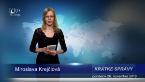 KRÁTKE SPRÁVY (26.11.2018)