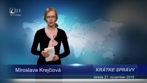 KRÁTKE SPRÁVY (21.11.2018)