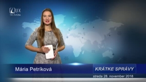 KRÁTKE SPRÁVY (28.11.2018)