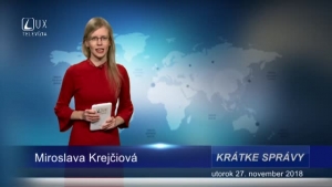 KRÁTKE SPRÁVY (27.11.2018)