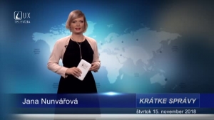 KRÁTKE SPRÁVY (15.11.2018)