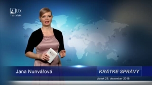 KRÁTKE SPRÁVY (28.12.2018)