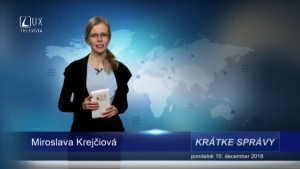 KRÁTKE SPRÁVY (10.12.2018)