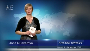 KRÁTKE SPRÁVY (6.12.2018)