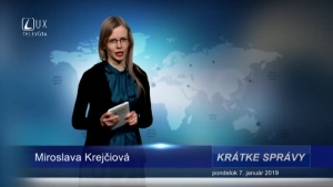 KRÁTKE SPRÁVY (7.1.2019)