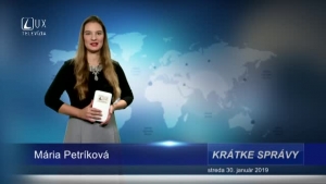 KRÁTKE SPRÁVY (30.1.2019)