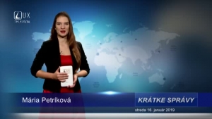 KRÁTKE SPRÁVY (16.1.2019)