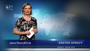 KRÁTKE SPRÁVY (27.2.2019)