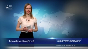 KRÁTKE SPRÁVY (18.2.2019)