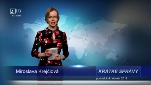 KRÁTKE SPRÁVY (4.2.2019)