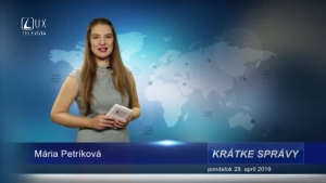 KRÁTKE SPRÁVY (29.4.2019)