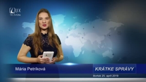 KRÁTKE SPRÁVY (25.4.2019)