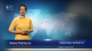 KRÁTKE SPRÁVY (3.4.2019)