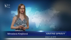 KRÁTKE SPRÁVY (5.6.2019)