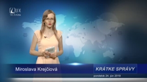 KRÁTKE SPRÁVY (24.6.2019)