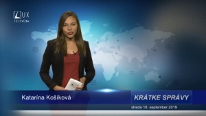 KRÁTKE SPRÁVY (18.9.2019)