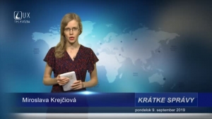 KRÁTKE SPRÁVY (9.9.2019)