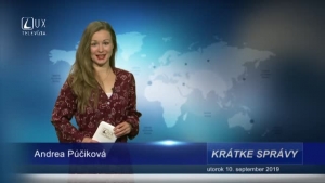 KRÁTKE SPRÁVY (10.9.2019)