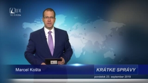 KRÁTKE SPRÁVY (23.9.2019)