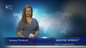 KRÁTKE SPRÁVY (17.9.2019)