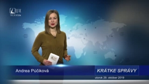 KRÁTKE SPRÁVY (29.10.2019)