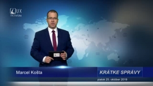 KRÁTKE SPRÁVY (25.10.2019)