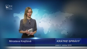 KRÁTKE SPRÁVY (4.10.2019)