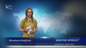 KRÁTKE SPRÁVY (28.10.2019)