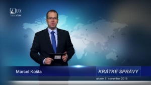 KRÁTKE SPRÁVY (5.11.2019)