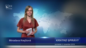 KRÁTKE SPRÁVY (4.11.2019)