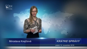 KRÁTKE SPRÁVY (15.11.2019)