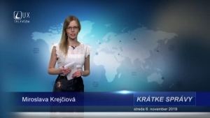 KRÁTKE SPRÁVY (6.11.2019)