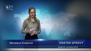 KRÁTKE SPRÁVY (20.11.2019)