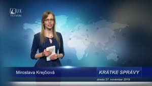 KRÁTKE SPRÁVY (27.11.2019)