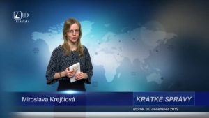 KRÁTKE SPRÁVY (10.12.2019)