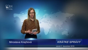 KRÁTKE SPRÁVY (3.12.2019)