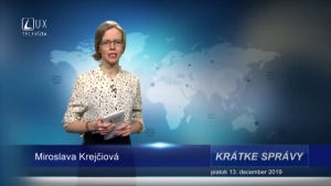 KRÁTKE SPRÁVY (13.12.2019)