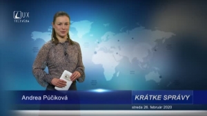 KRÁTKE SPRÁVY (26.2.2020)