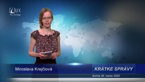 KRÁTKE SPRÁVY (26.3.2020)