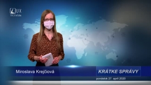 KRÁTKE SPRÁVY (27.4.2020)