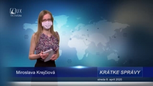 KRÁTKE SPRÁVY (8.4.2020)