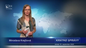 KRÁTKE SPRÁVY (16.9.2020)