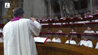 PRVÉ VEŠPERY A TE DEUM Z VATIKÁNU